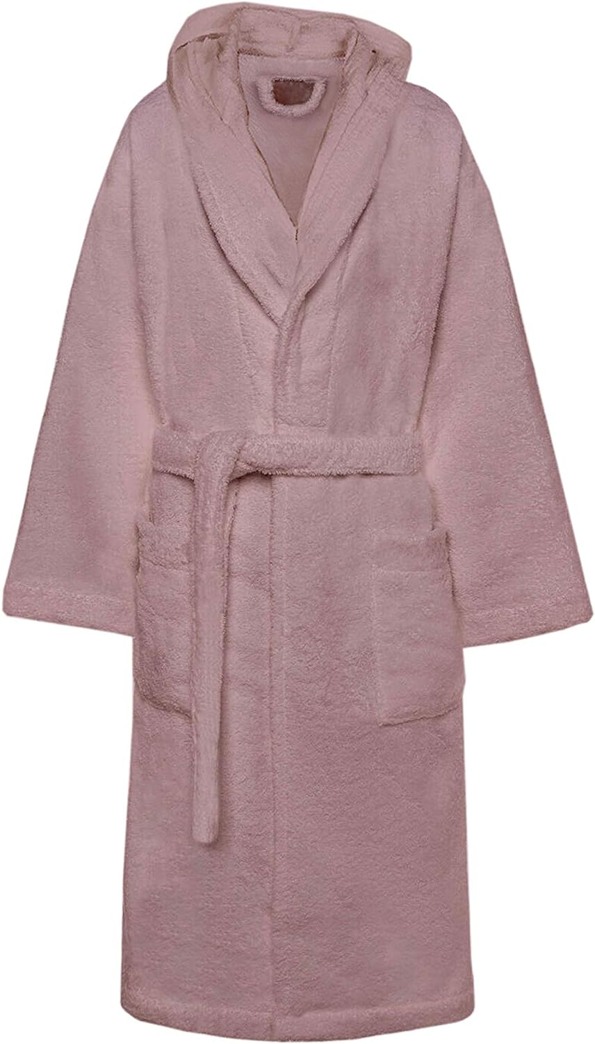 Accappatoio di Spugna con Cappuccio, Uomo Donna, 100% Cotone linea Marte