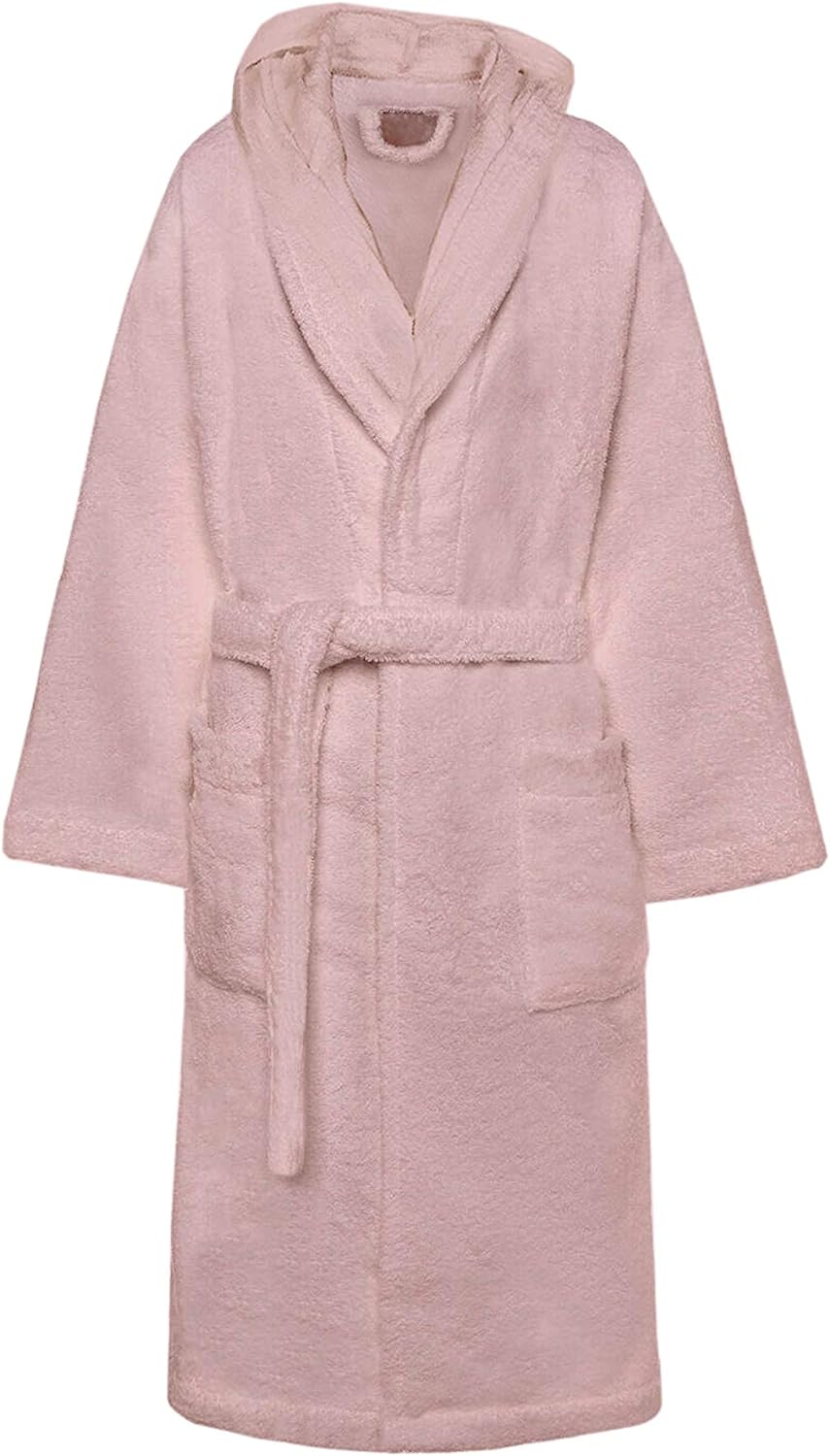 Accappatoio di Spugna con Cappuccio, Uomo Donna, 100% Cotone linea Marte