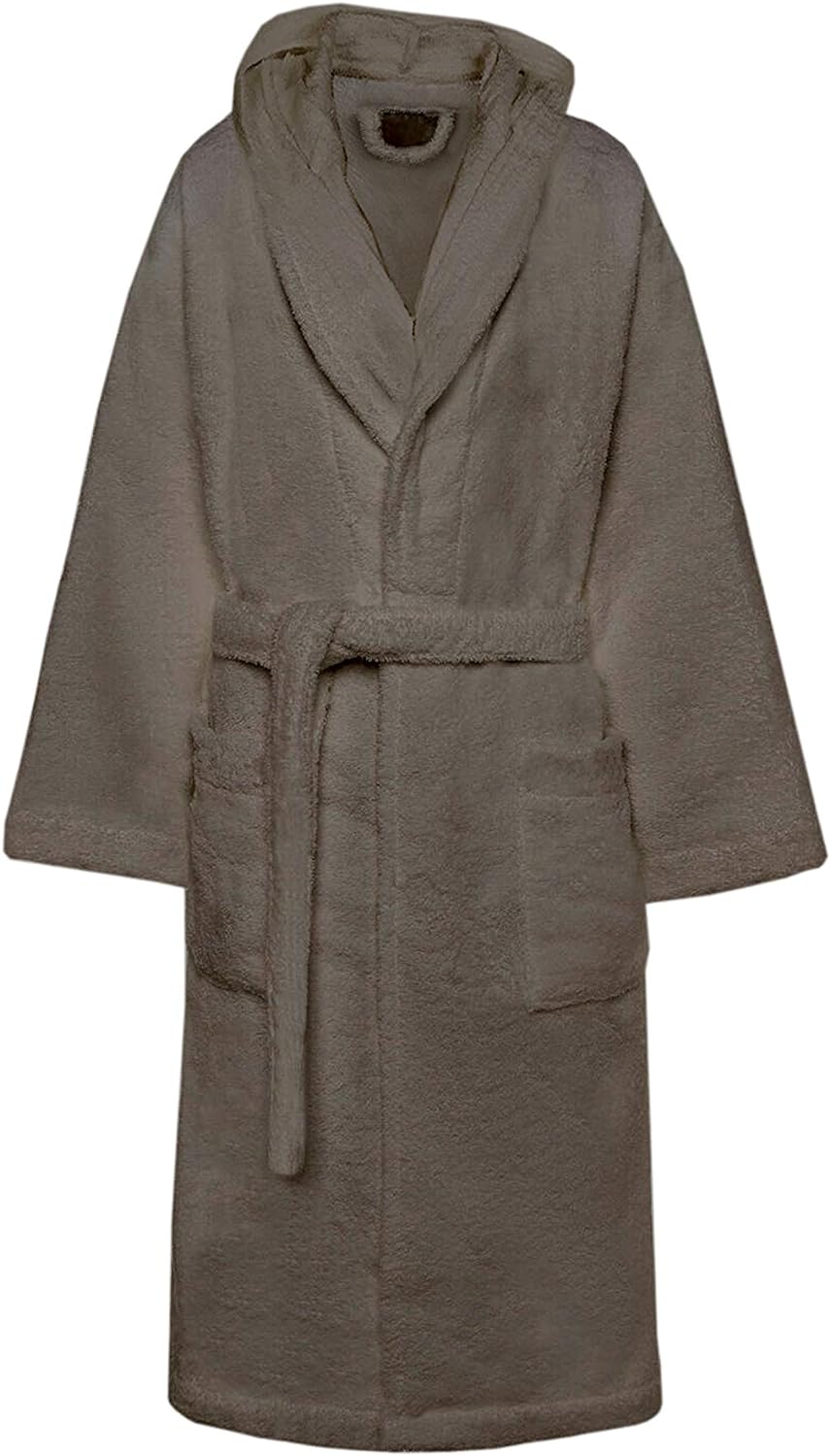 Accappatoio di Spugna con Cappuccio, Uomo Donna, 100% Cotone linea Marte