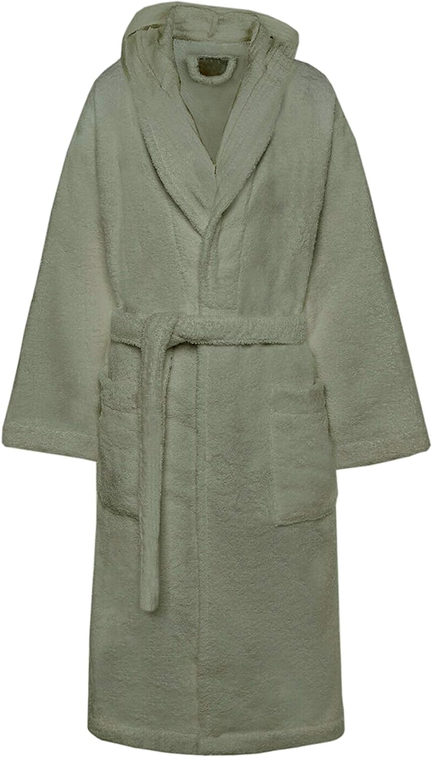 Accappatoio di Spugna con Cappuccio, Uomo Donna, 100% Cotone linea Marte