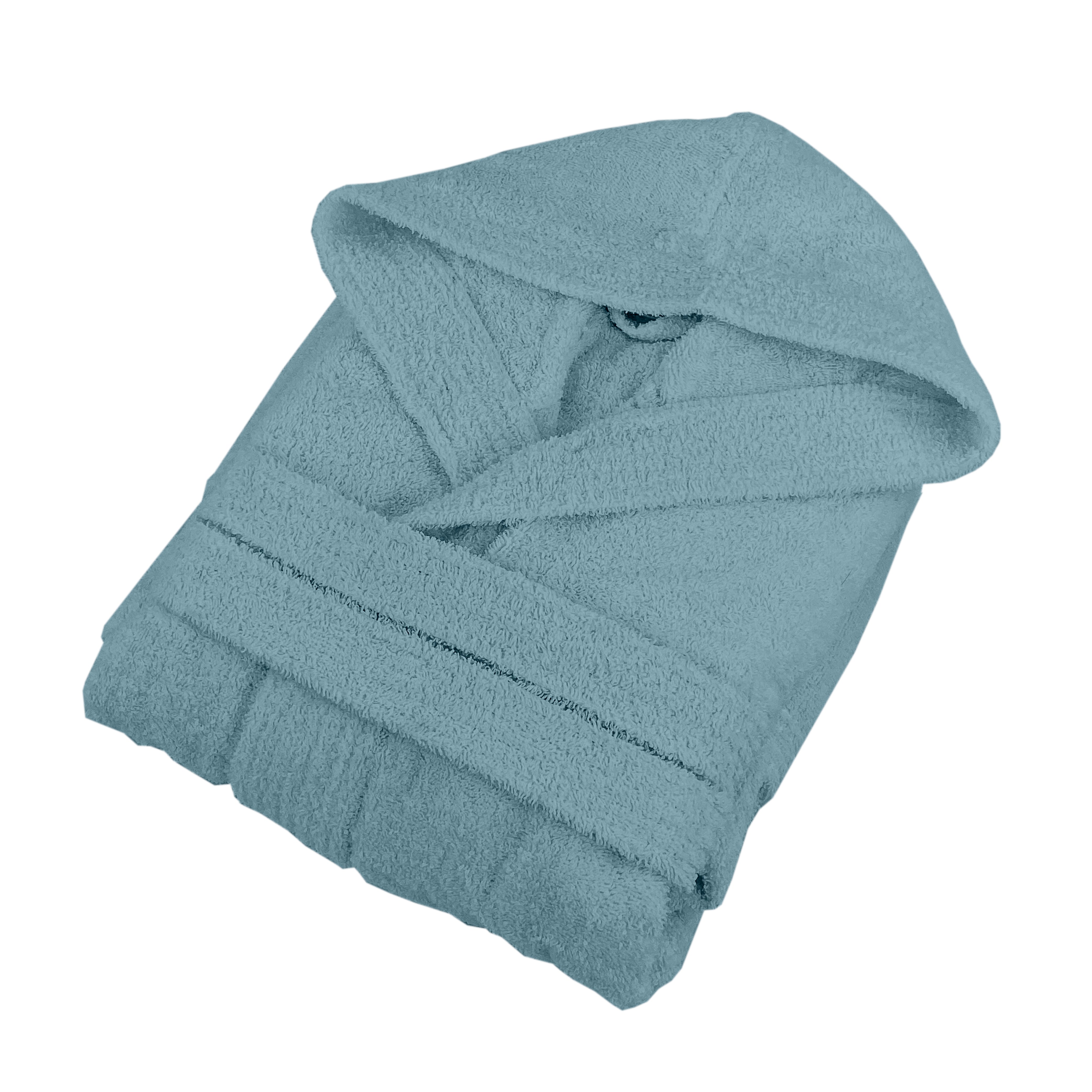 Accappatoio in Spugna di Cotone 420 g/m² con Cappuccio Uomo/Donna No Stiro Taglie S–XXL Vari colori