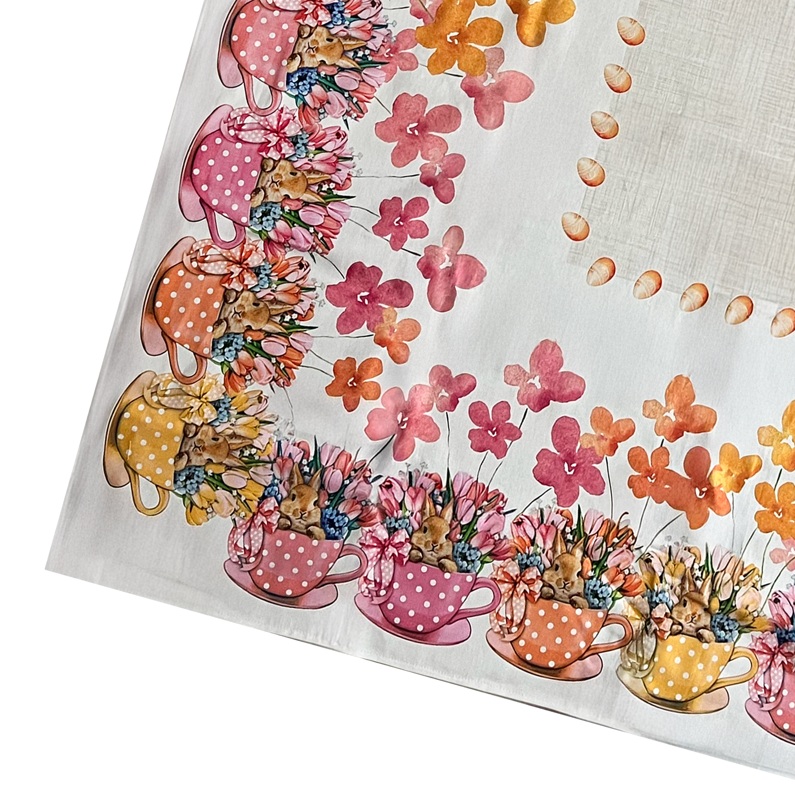 Tovaglia Pasqua varie dimensioni puro cotone stampato Easter artigianale