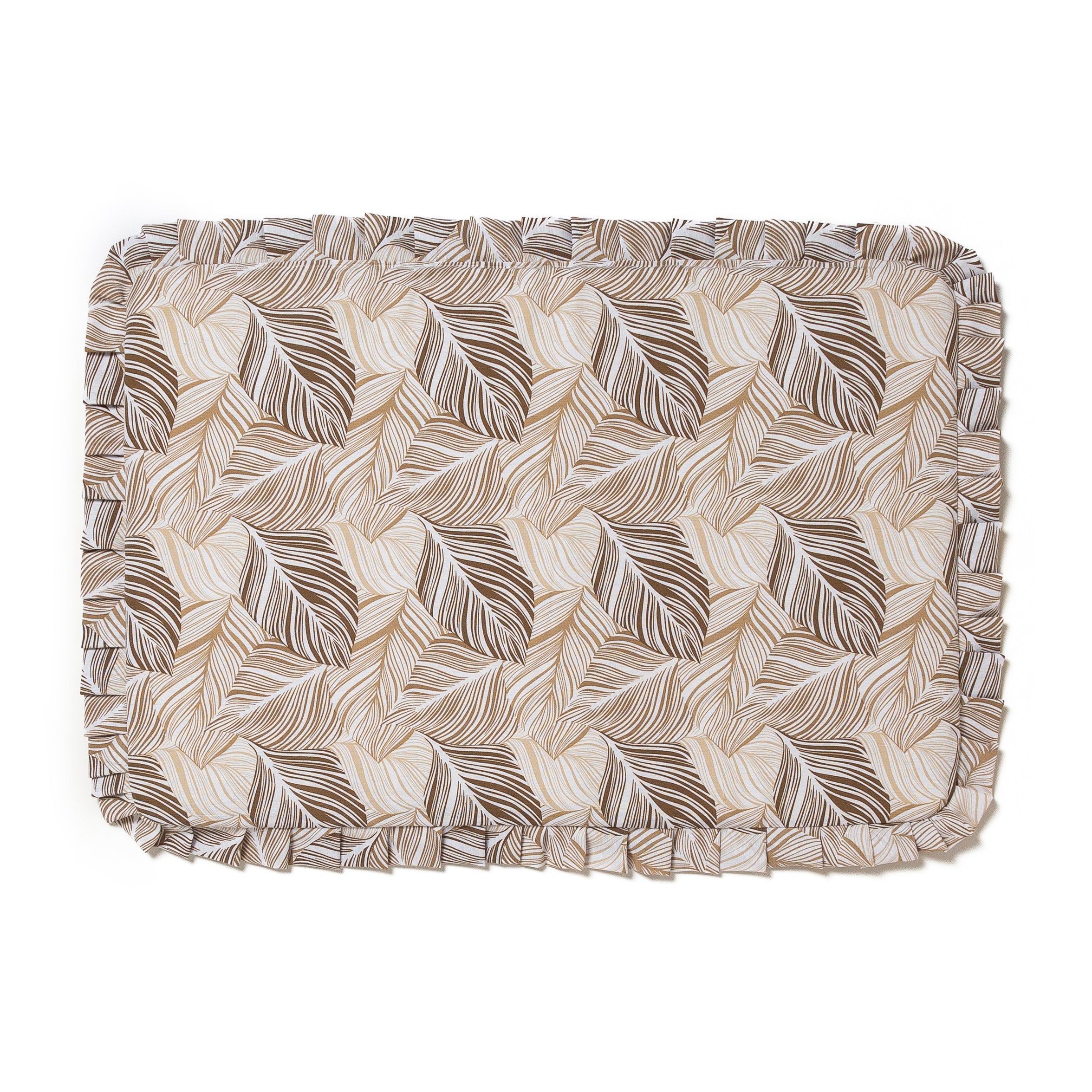 Set Copriforno e Coprifornello Cucina Universale Imbottiti Rettangolari Lavabili set 2 pezzi Foglia