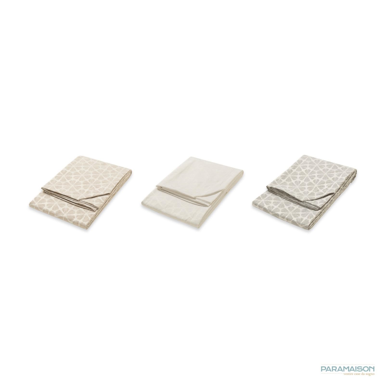 Copriletto leggero Matrimoniale 270x270 cm di raso Jacquard misure maxi Gioia