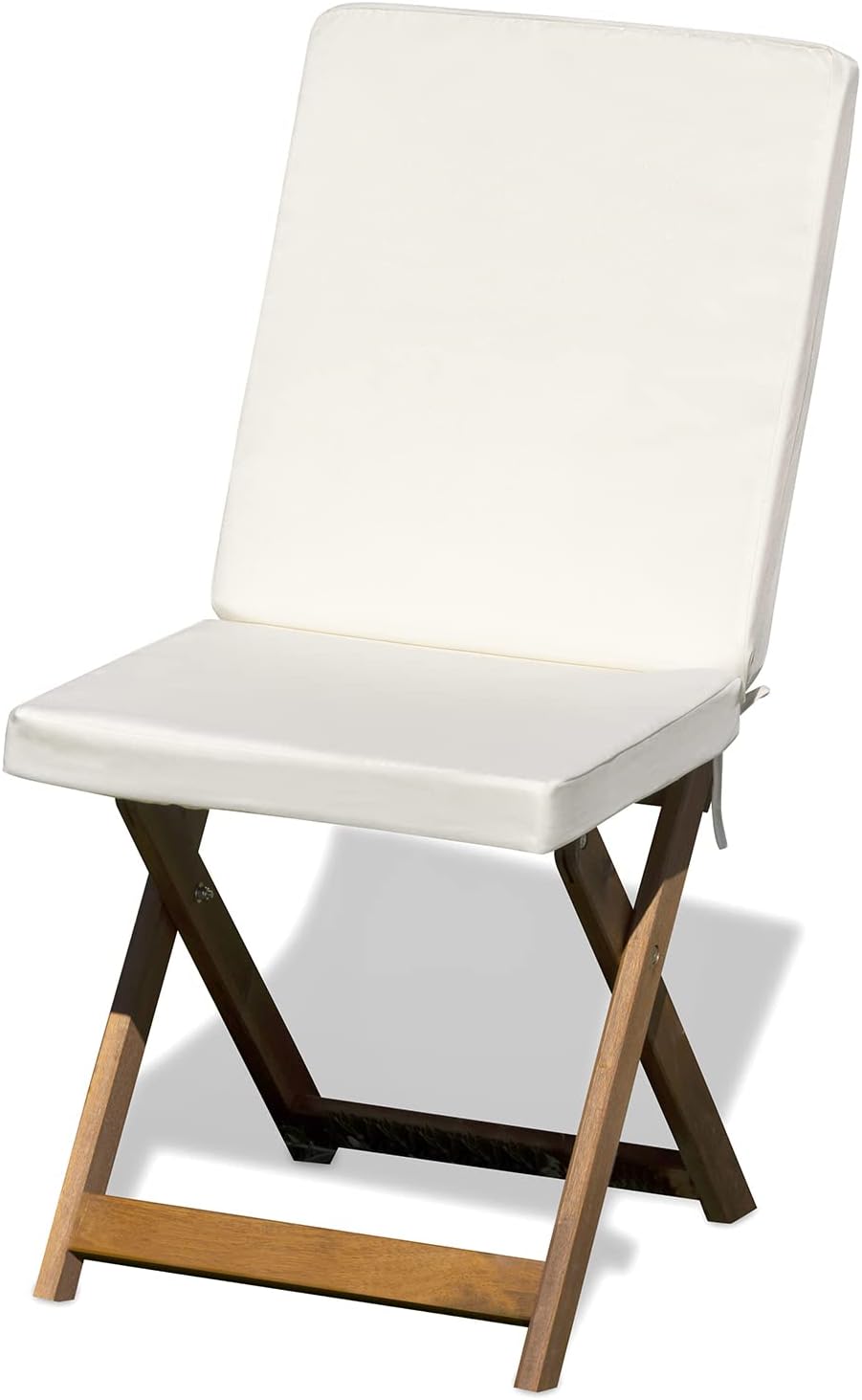 Cuscino con Schienale 40x90x5 per sedie da esterno Cook sfoderabile antigraffio con Laccetti