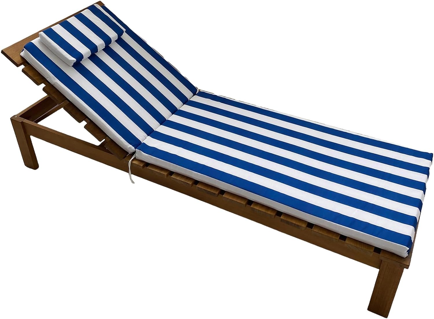 Cuscino per lettino prendisole 160x190x5 imbottito impermeabile sfoderabile