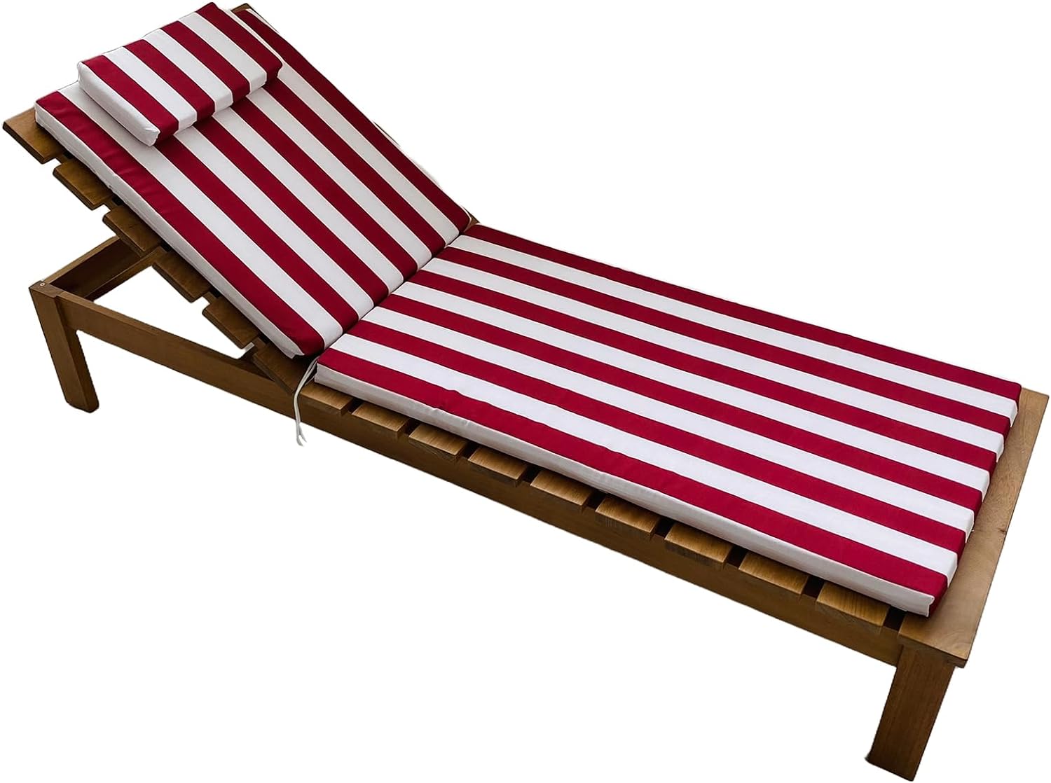 Cuscino per lettino prendisole 160x190x5 imbottito impermeabile sfoderabile