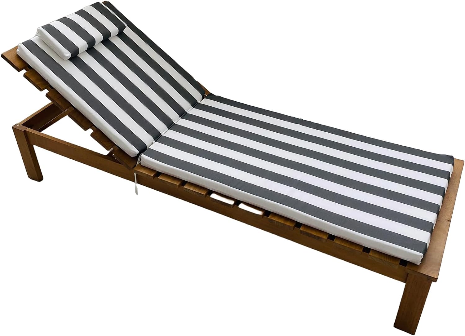 Cuscino per lettino prendisole 160x190x5 imbottito impermeabile sfoderabile