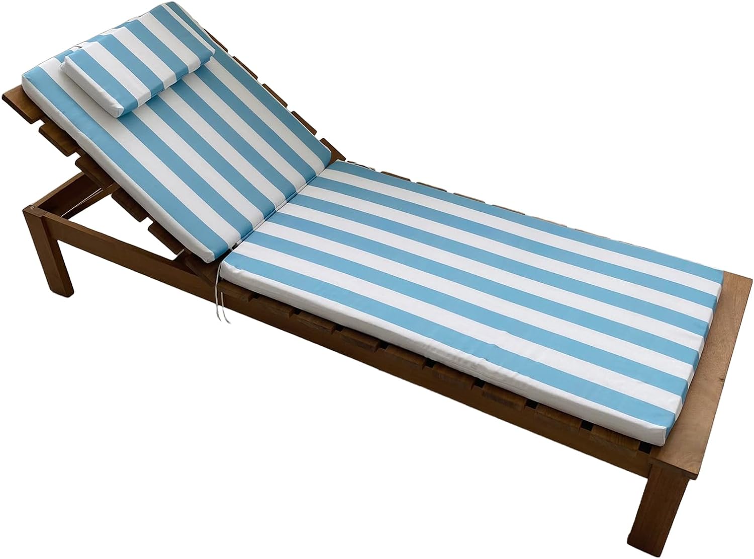 Cuscino per lettino prendisole 160x190x5 imbottito impermeabile sfoderabile