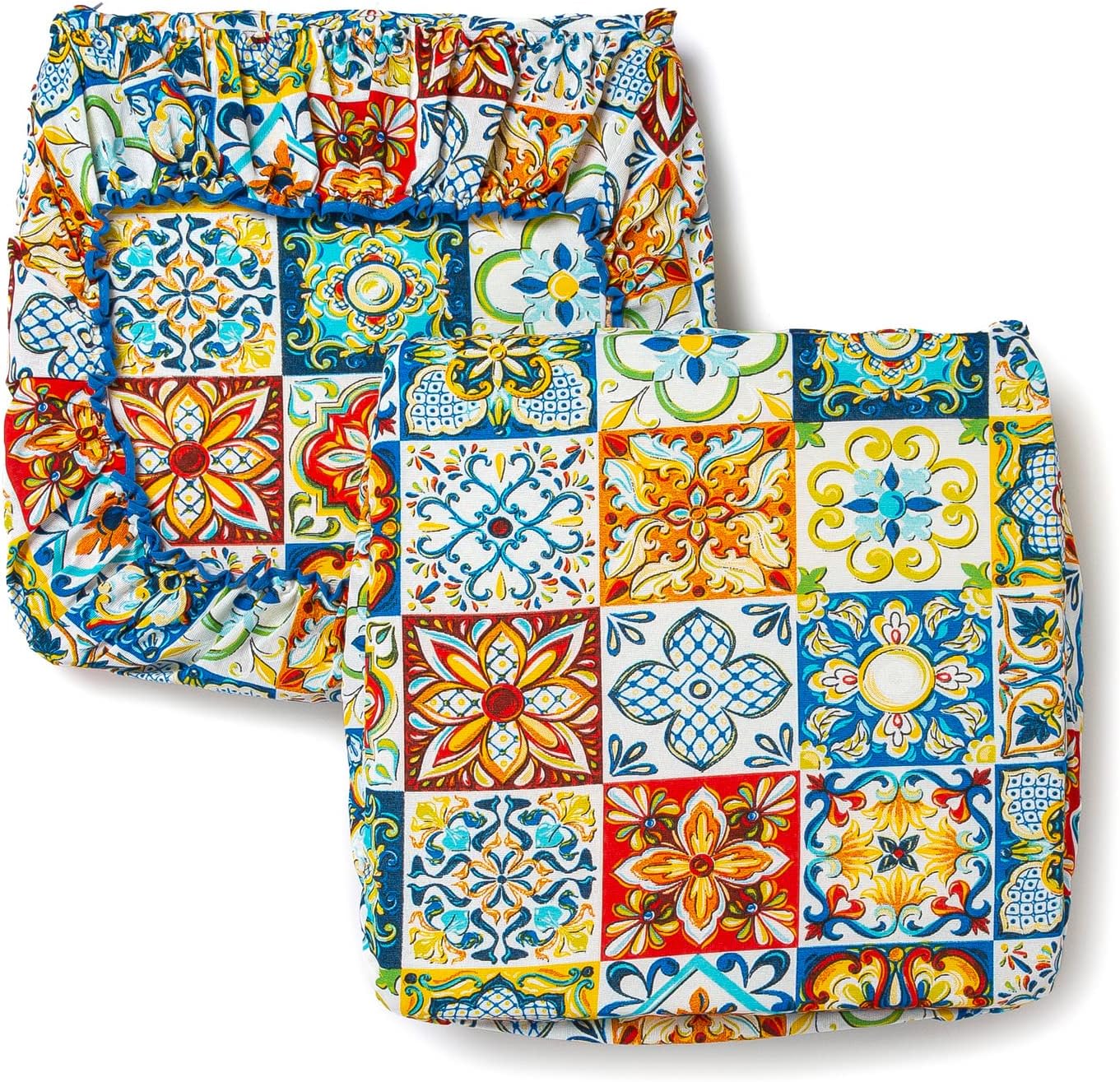 Cuscini Coprisedia sfoderabili 80% cotone 40x40 Maiolica Supreme