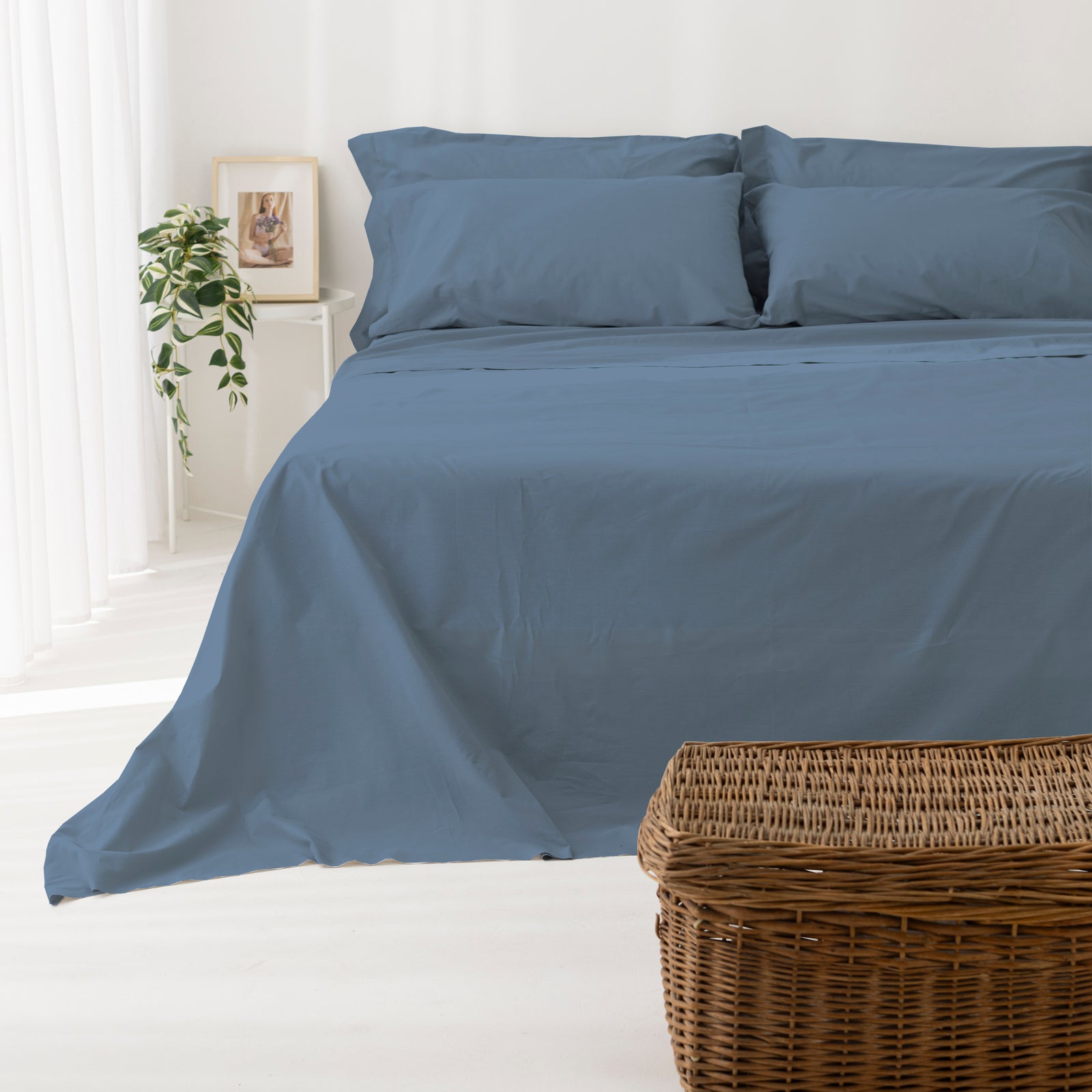 Lenzuolo Sotto con Angoli in Puro Cotone per Letto Singolo 90x200+25 cm – Morbido, Traspirante e Termoregolatore, Colore Cromo, Made in Italy