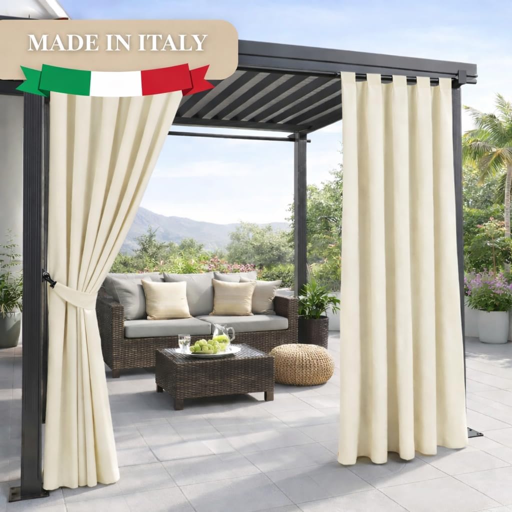 Tenda Gazebo Idrorepellente per Esterno First 150x270 con passanti foderati Vari colori