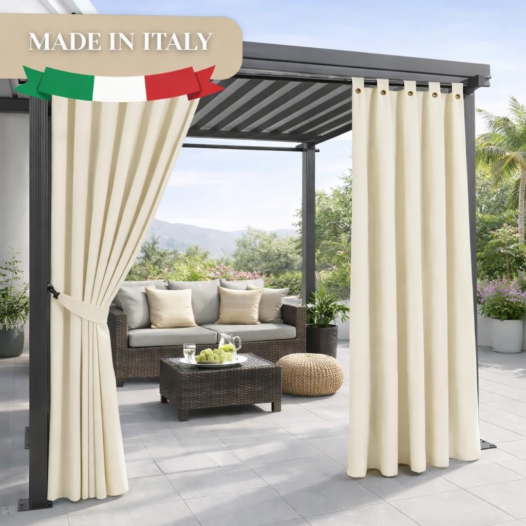 Tenda Gazebo Idrorepellente per Esterno First 150x270 cm Ombreggiante Bretella apribile con Bottone