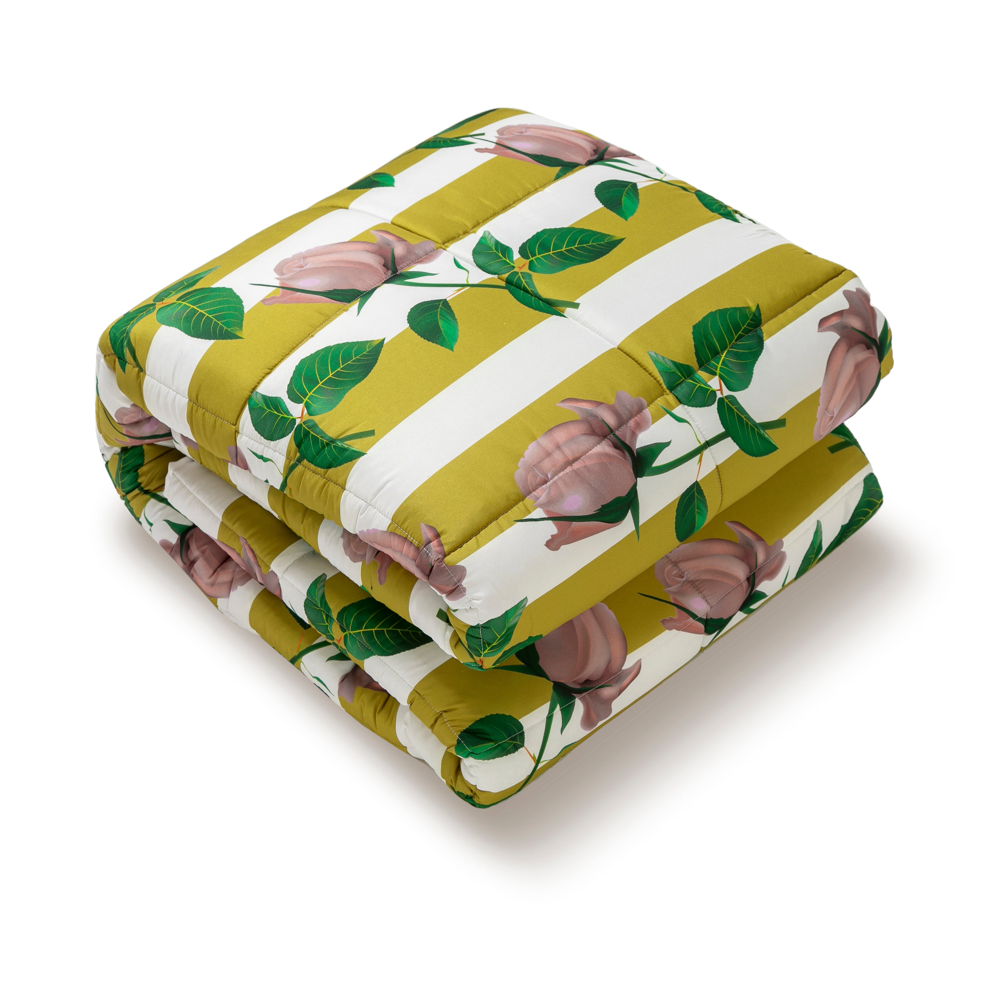 Trapunta 260x270 Matrimoniale Stampa Digitale Microfibra Antiallergica 300 Gr fantasia Floreale a Fiori