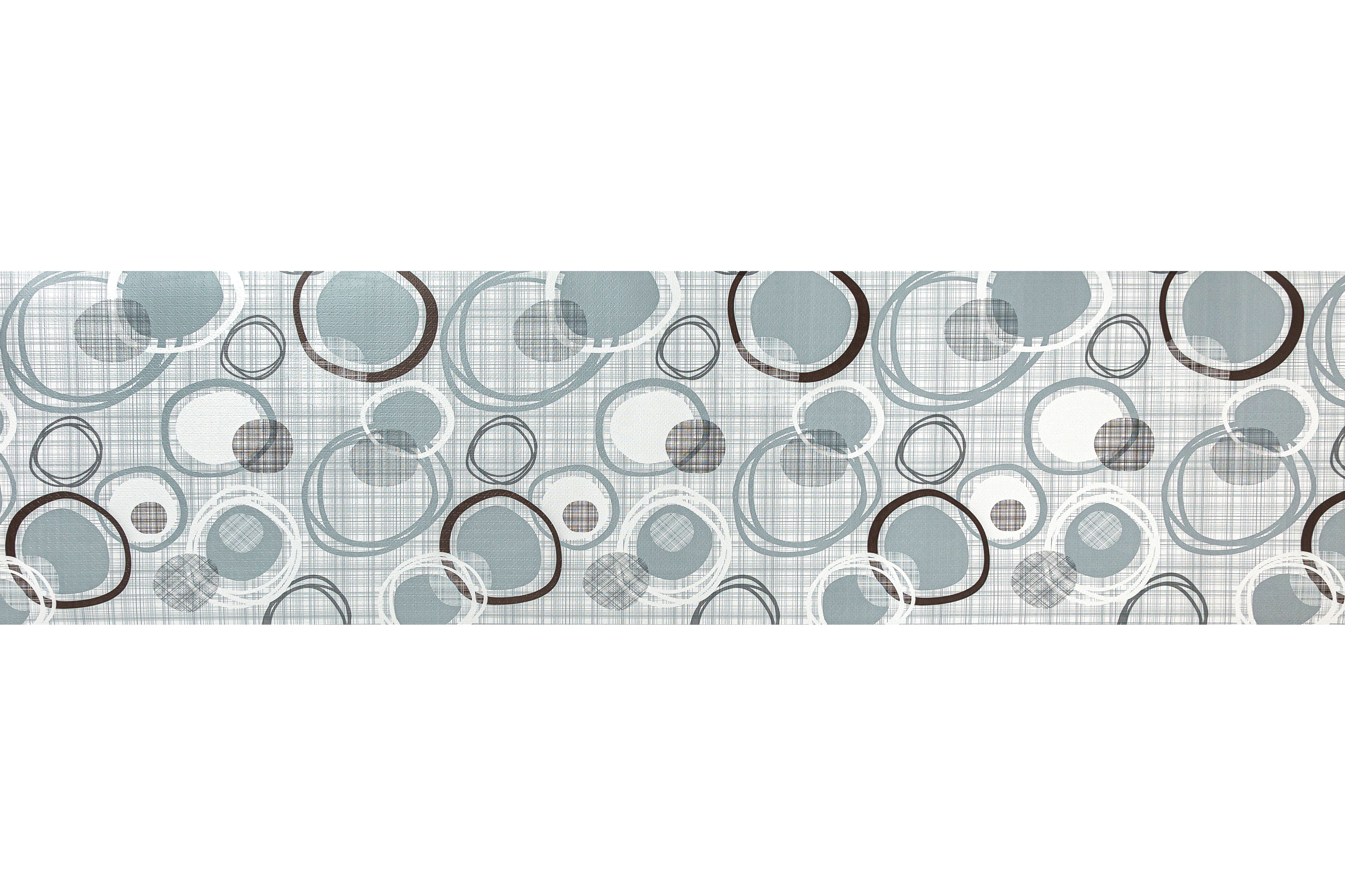 Tappeto passatoia cucina PVC antimacchia lavabile varie misure in vinile effetto cerchio