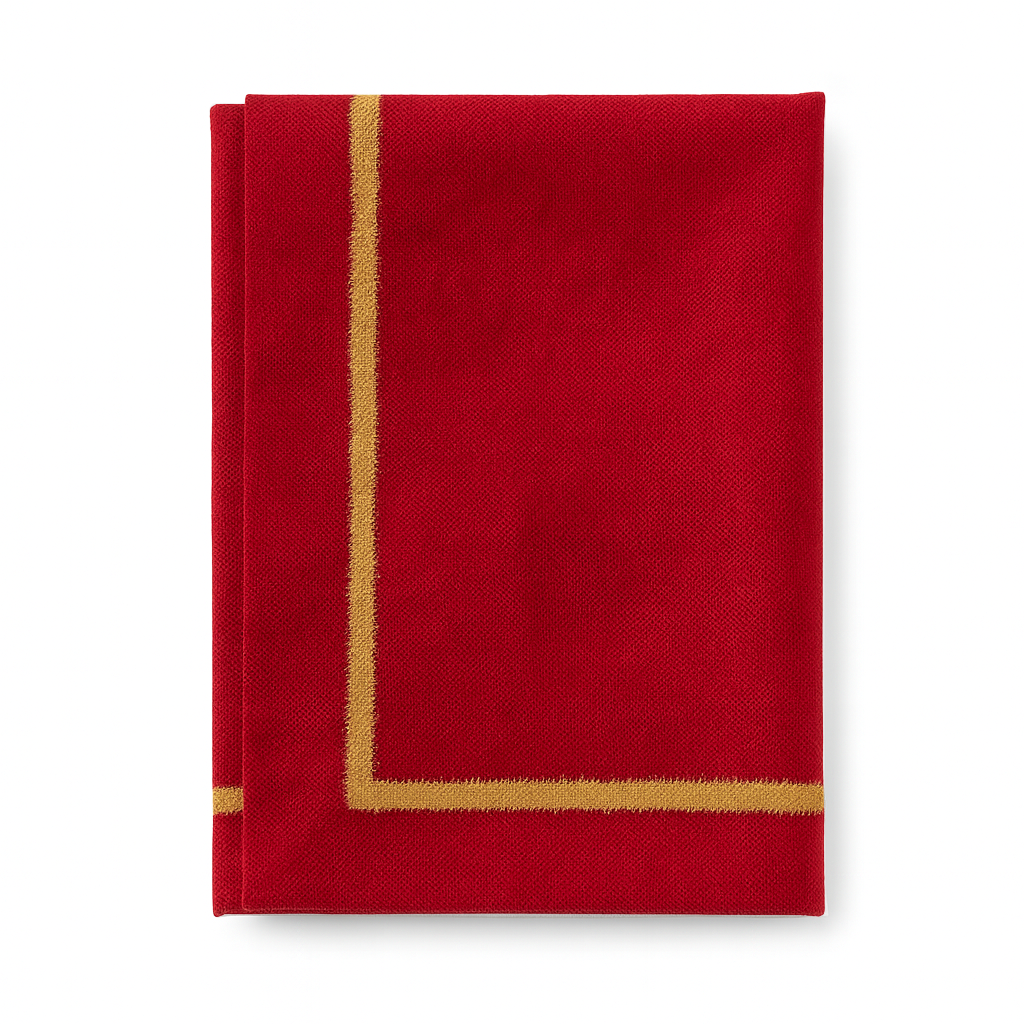 Tovaglia da tavola Natalizia elegante Gold con Ricamo Lurex Oro o Argento – Vari Colori e Misure