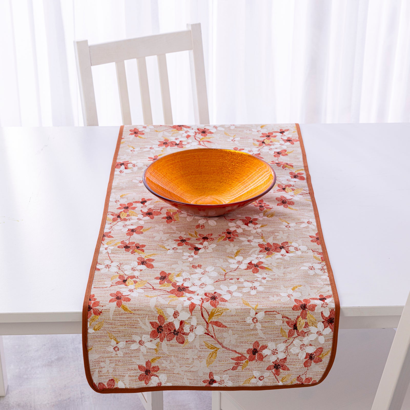 Runner tavola cucina Fiore di Paramsion 40x140 cm cotone