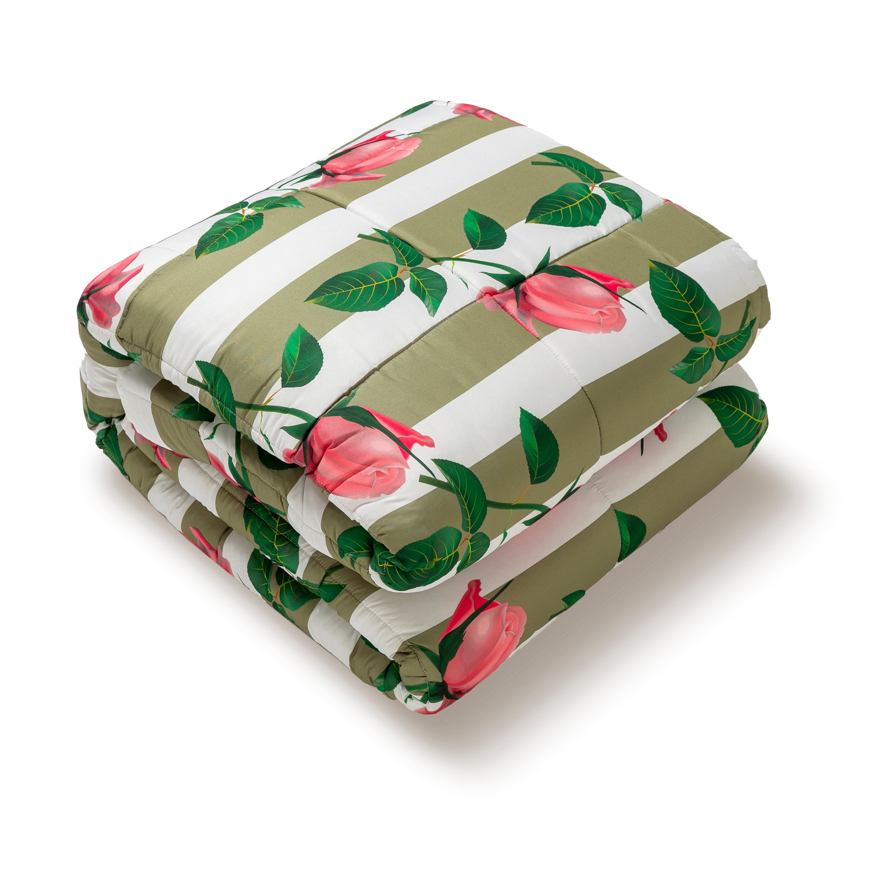 Trapunta 260x270 Matrimoniale Stampa Digitale Microfibra Antiallergica 300 Gr fantasia Floreale a Fiori