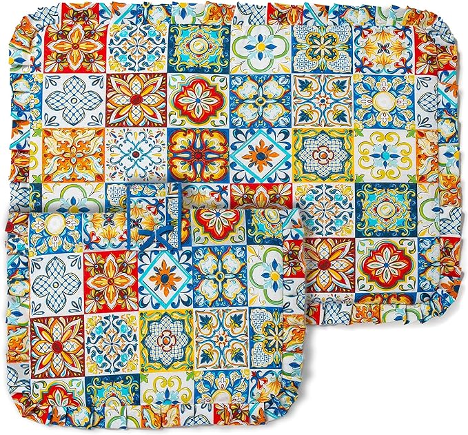 Set Copriforno e Coprifornello cucina Maiolica imbottito universale