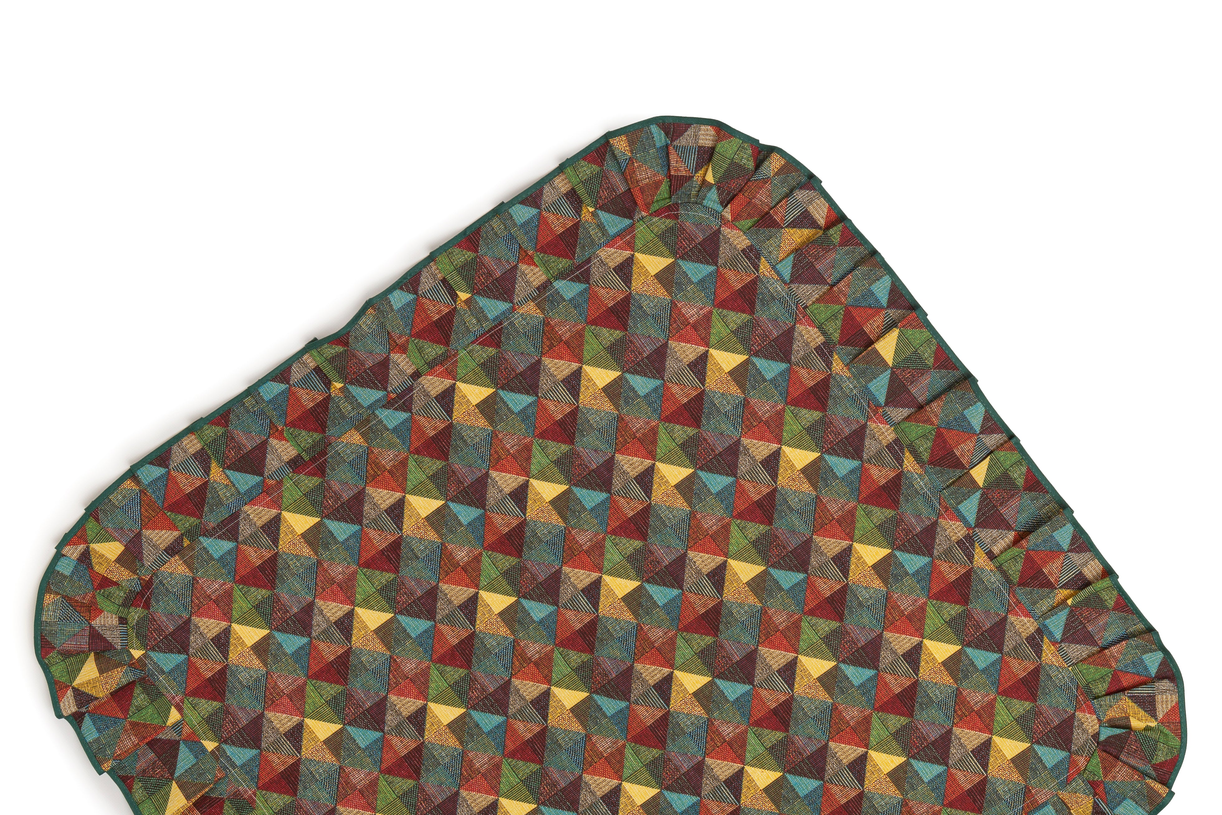 Centrotavola 90x90 cm Stile Country in misto cotone linea Rombi