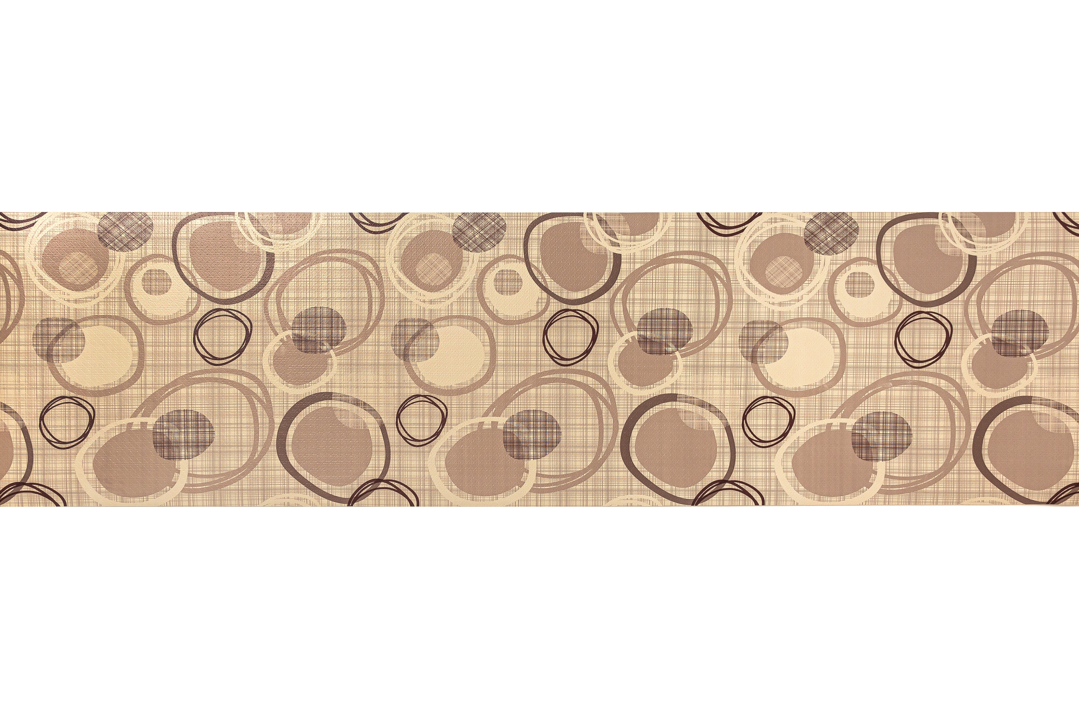 Tappeto passatoia cucina PVC antimacchia lavabile varie misure in vinile effetto cerchio