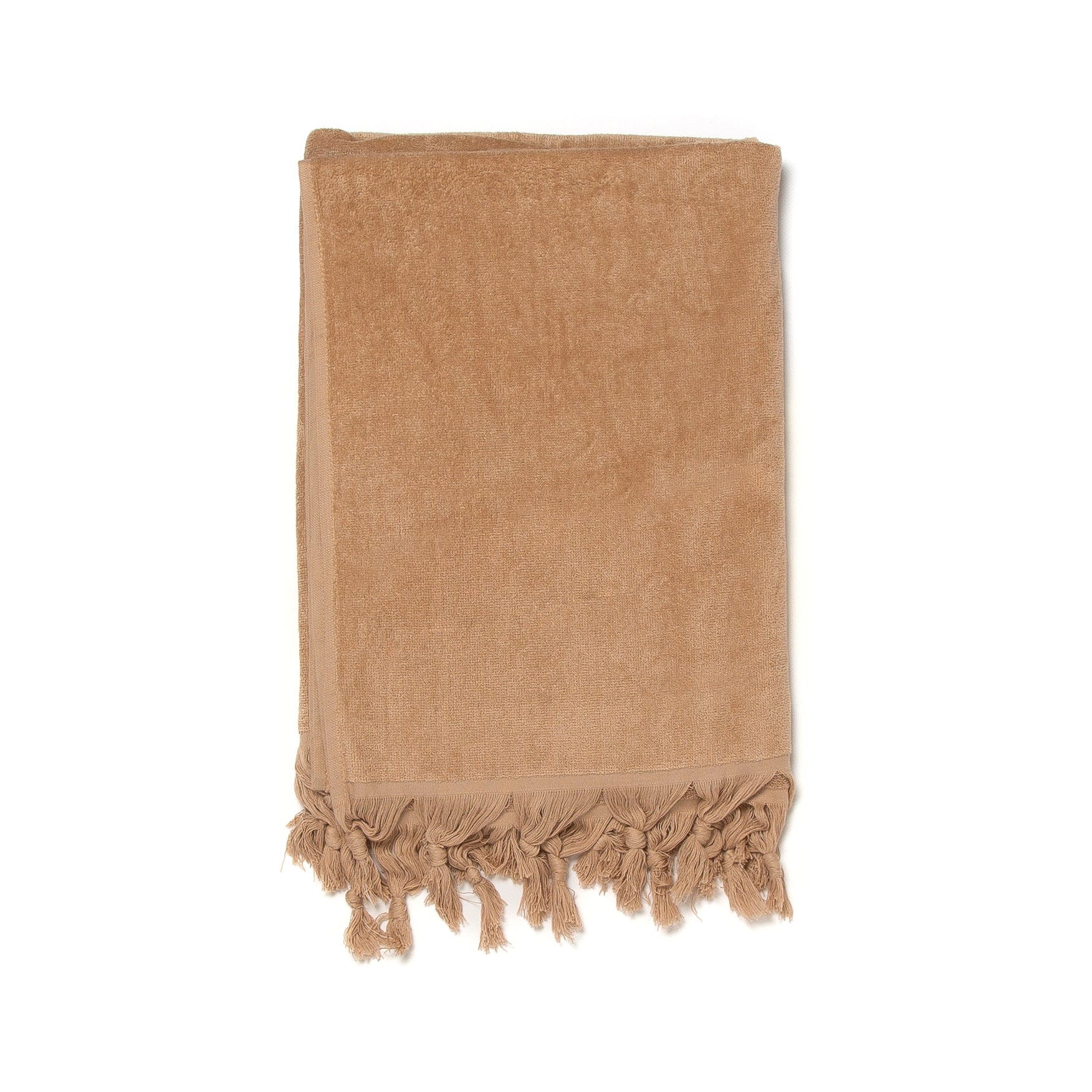 Telo Mare Formentera di Paramaison in spugna Velour di cotone con frange 90x170 cm