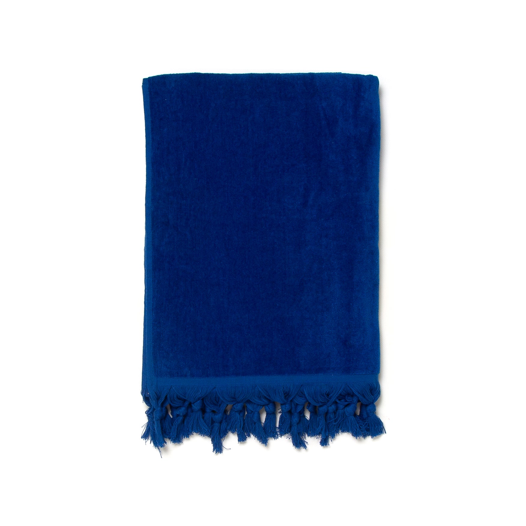 Telo Mare Formentera di Paramaison in spugna Velour di cotone con frange 90x170 cm