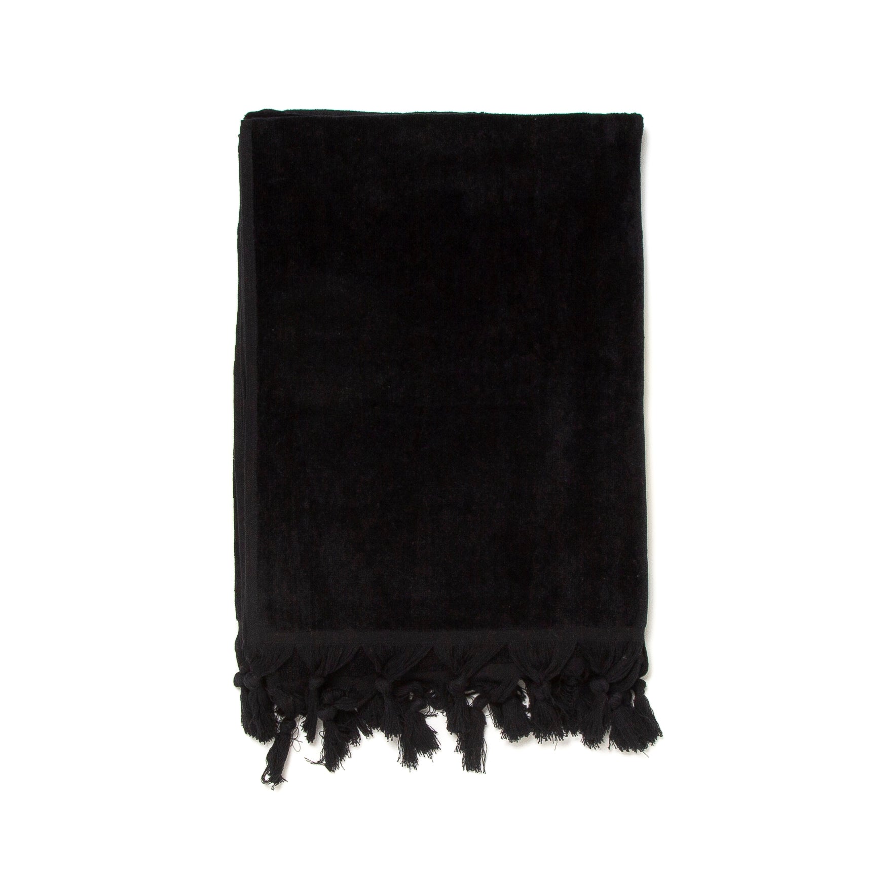 Telo Mare Formentera di Paramaison in spugna Velour di cotone con frange 90x170 cm