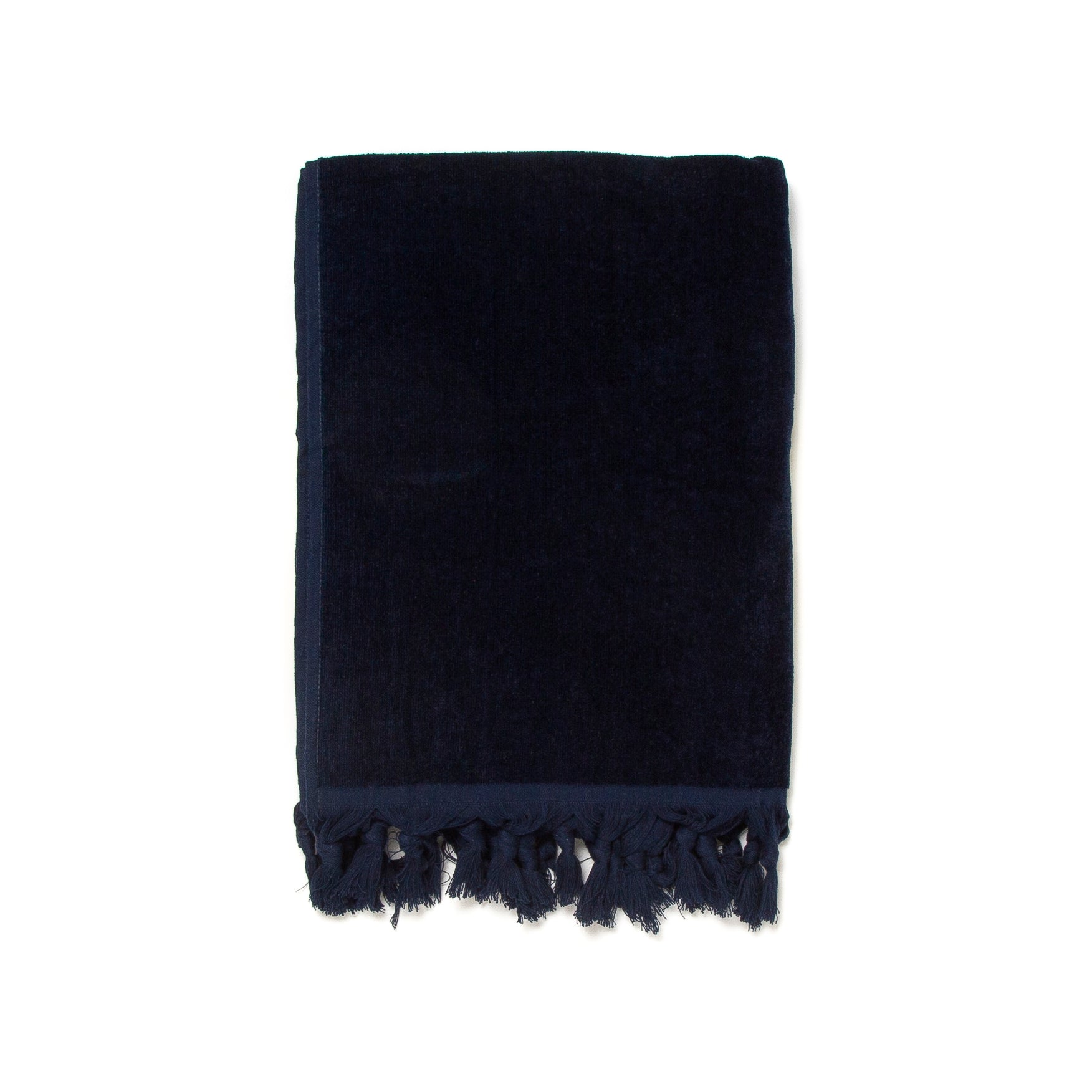 Telo Mare Formentera di Paramaison in spugna Velour di cotone con frange 90x170 cm