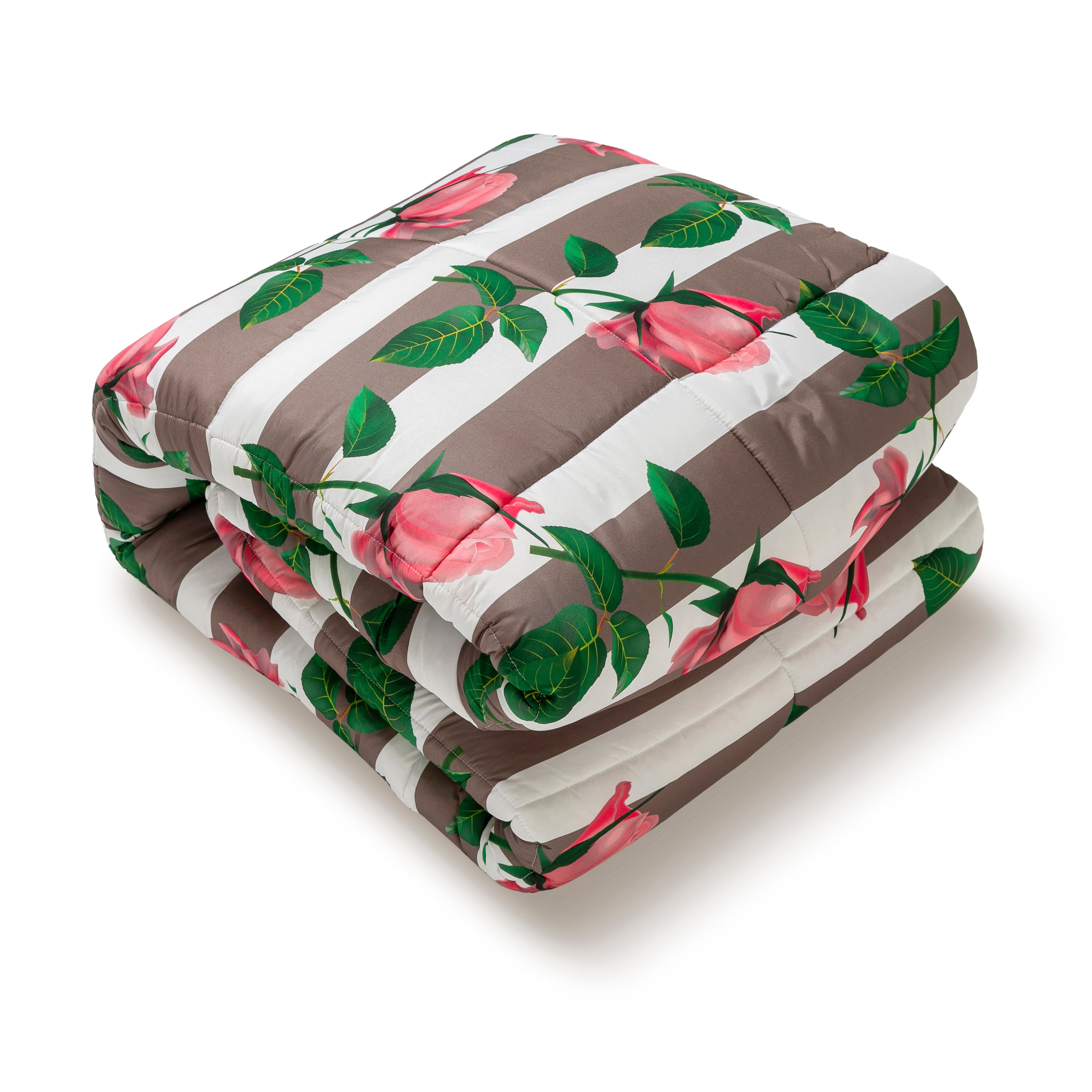 Trapunta 260x270 Matrimoniale Stampa Digitale Microfibra Antiallergica 300 Gr fantasia Floreale a Fiori