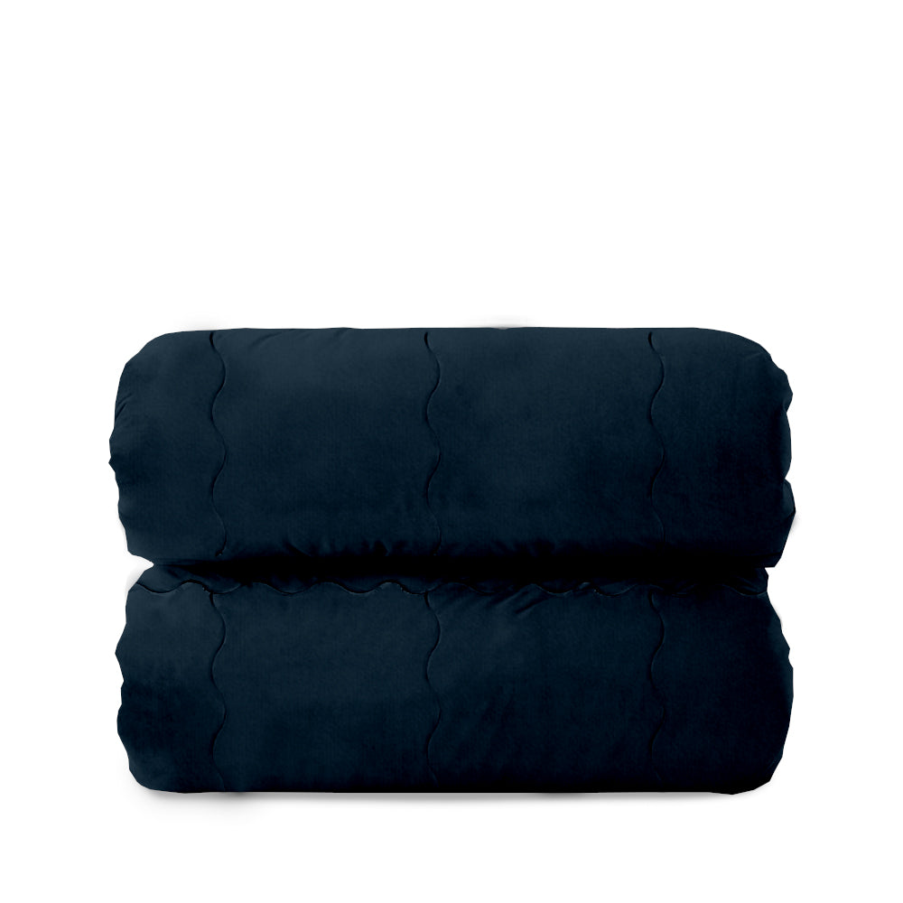 Trapunta Matrimoniale 270x270 in velluto trapuntatura a onda 350 gr/mq modello Velvet