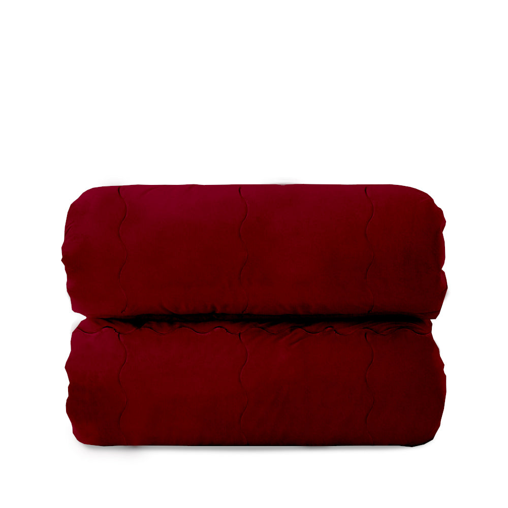 Trapunta Matrimoniale 270x270 in velluto trapuntatura a onda 350 gr/mq modello Velvet