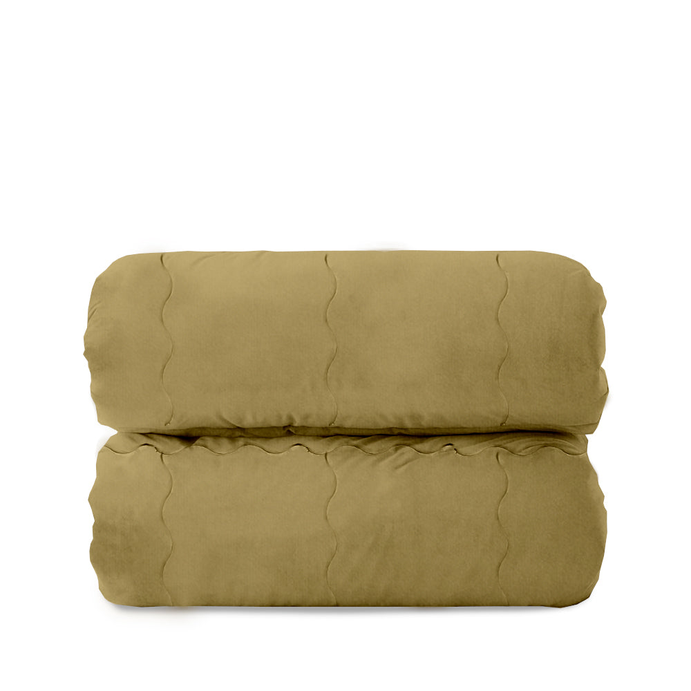 Trapunta Matrimoniale 270x270 in velluto trapuntatura a onda 350 gr/mq modello Velvet