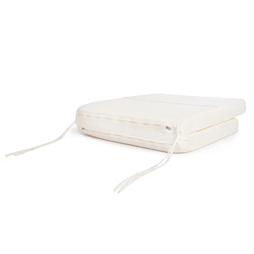 Cuscino Imbottito per Sdraio Cook, Sfoderabile, Antigraffio, con Laccetti, Interni od Esterni, Imbottitura 5 cm, Universale Copri Sdraio Giardino 45x120 cm VARI COLORI