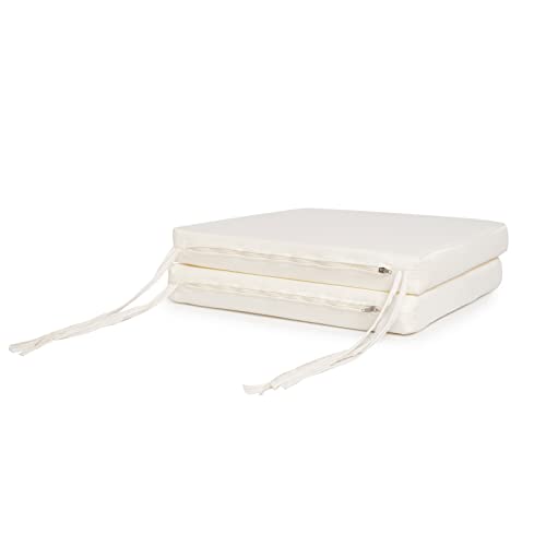 Cuscino Copri Panca 120x40 Imbottito Sfoderabile con Laccetti copri panchina per giardino Imbottitura 5 cm Cook