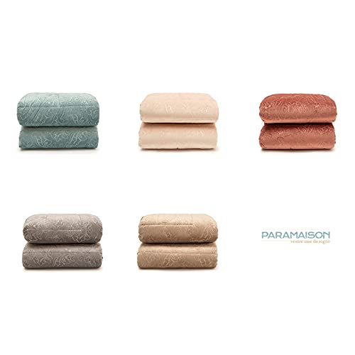 Trapunta 270x270cm Invernale Matrimoniale king-size Velluto jacquard Embossed