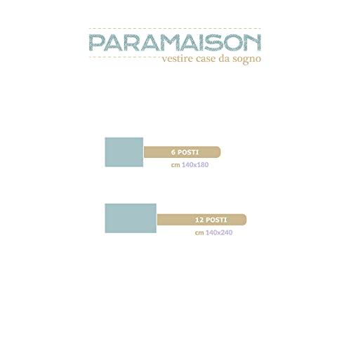 Tovaglia stampata 140x180 6 posti moderna in offerta linea Plums