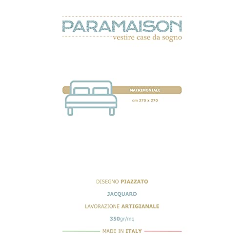 Trapunta 270x270cm Invernale Matrimoniale king-size Velluto jacquard Embossed