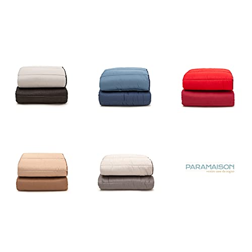 Trapunta matrimoniale bicolore 260x270 cm imbottitura 300gr/mq Doble