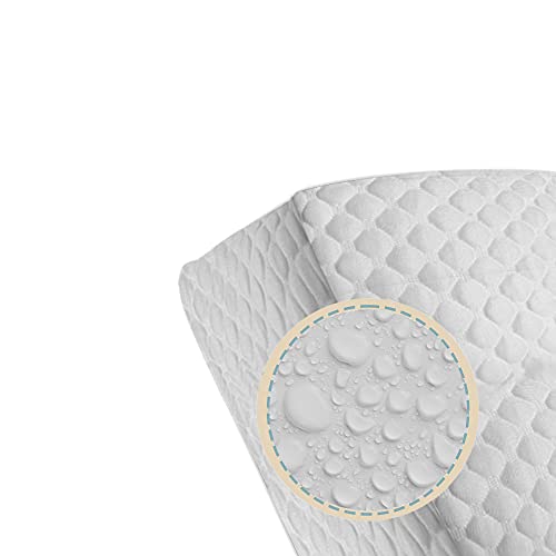 Coprimaterasso Bubble una piazza e mezza 150x200 h25 cm lavabile bianco antiallergico