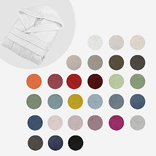 Accappatoio Uomo/Donna in spugna 100% Cotone con cappuccio linea Marte