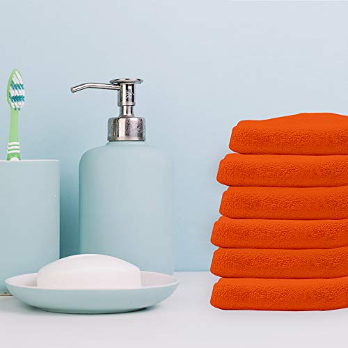 Lavette da bagno in spugna, 100% Cotone, set Marte 6 pezzi