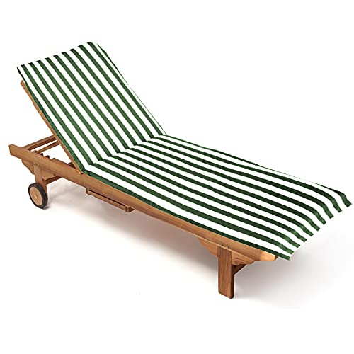 Cuscino Lettino Prendisole per Esterno Relax 190, da Esterni, Universale, con Laccetti, Imbottito 3cm, 60x190 cm
