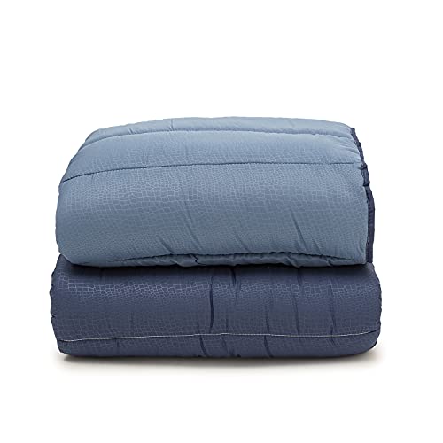 Trapunta matrimoniale bicolore 260x270 cm imbottitura 300gr/mq Doble