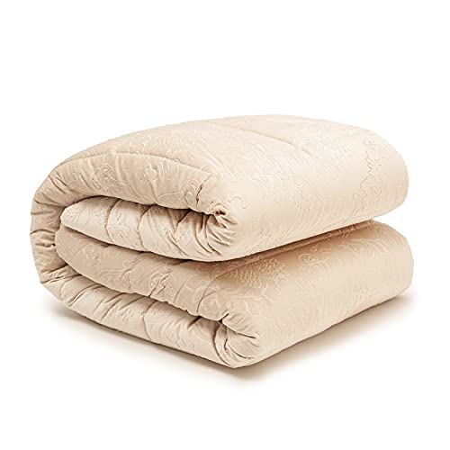 Trapunta 270x270cm Invernale Matrimoniale king-size Velluto jacquard Embossed