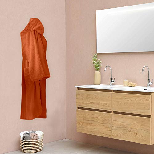 Accappatoio Uomo/Donna in spugna 100% Cotone con cappuccio linea Marte