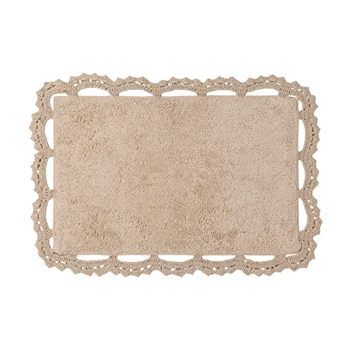 Tappeto Bagno Chrochet-Frill-Intreccio-Multicolor