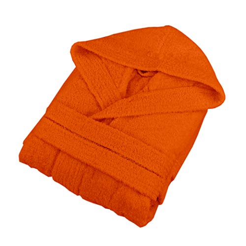 Accappatoio in spugna con cappuccio Uomo Donna Cotone no stiro dalla S a XXXXL