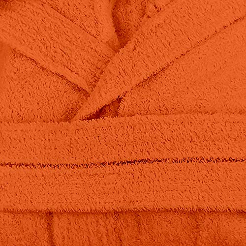 Accappatoio Uomo/Donna in spugna 100% Cotone con cappuccio linea Marte