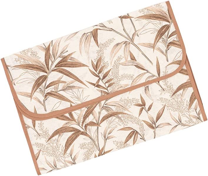 Runner 40x140 marrone e verde per tavoli credenze comodini ingresso linea Shabby Chic Ulivo